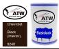 Preview: Chevrolet, Black (Interior), 9248: 500ml Lackdose, von ATW Autoteile West.